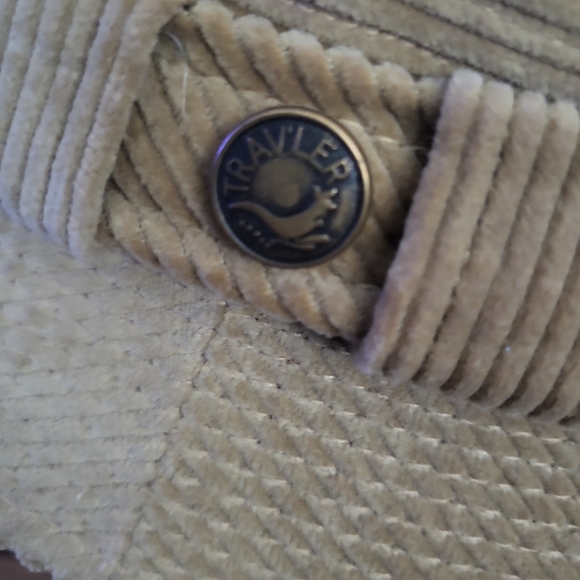 Vintage Traveler Country Gentleman Tan Corduroy Hat Size 7 5/8 - Picture 8 of 10